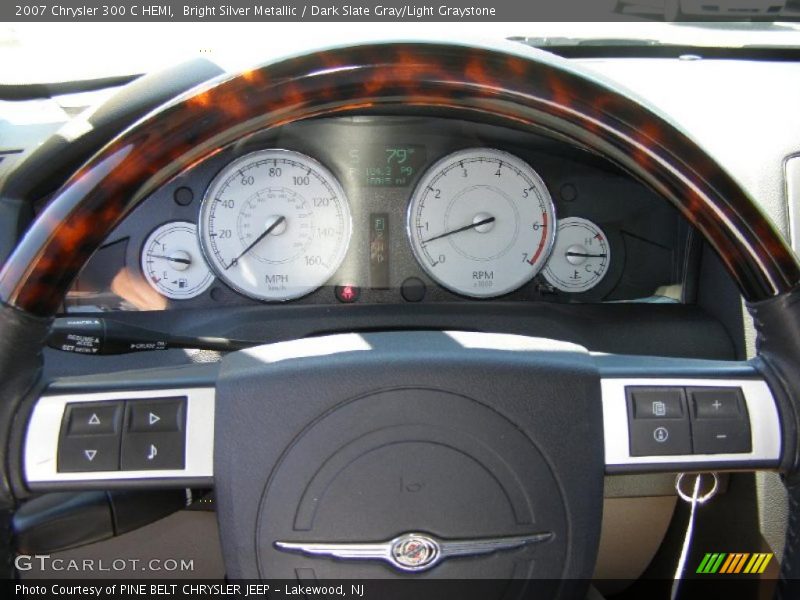 Bright Silver Metallic / Dark Slate Gray/Light Graystone 2007 Chrysler 300 C HEMI