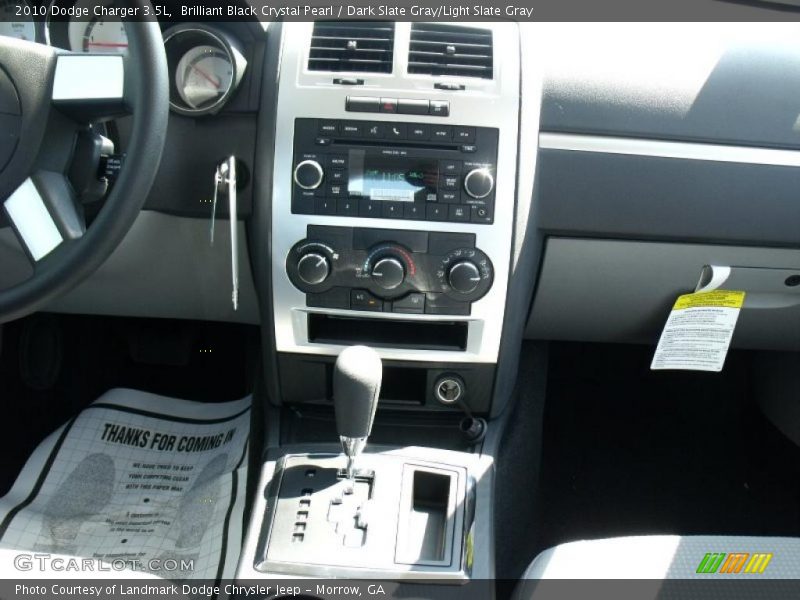 Brilliant Black Crystal Pearl / Dark Slate Gray/Light Slate Gray 2010 Dodge Charger 3.5L