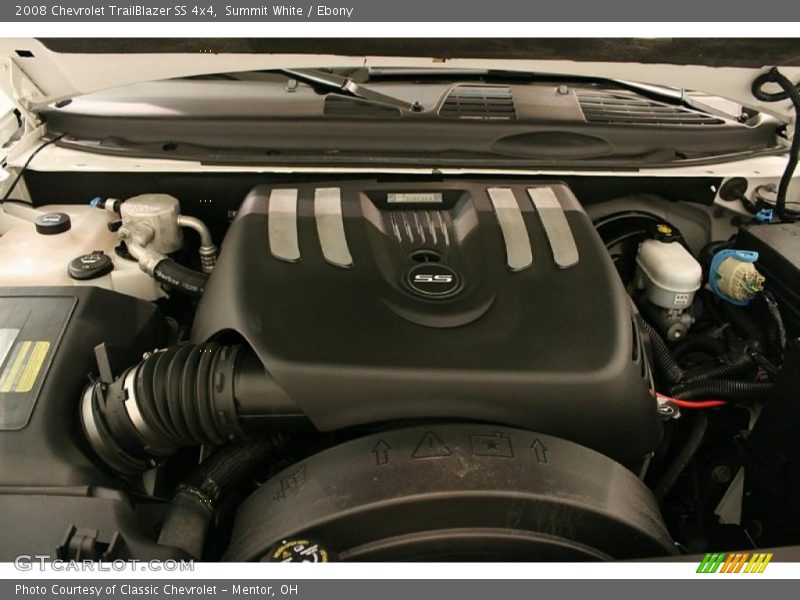 Summit White / Ebony 2008 Chevrolet TrailBlazer SS 4x4