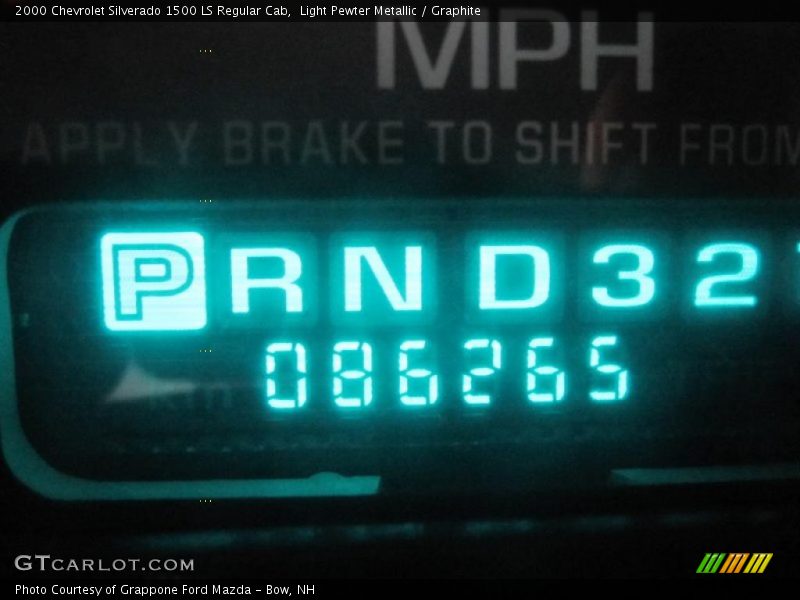 Light Pewter Metallic / Graphite 2000 Chevrolet Silverado 1500 LS Regular Cab