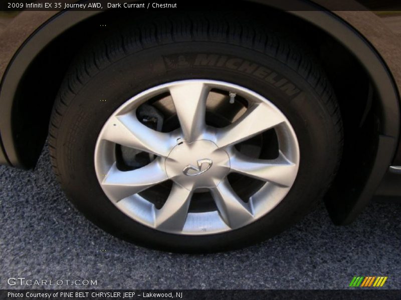 Dark Currant / Chestnut 2009 Infiniti EX 35 Journey AWD