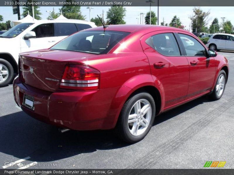 Inferno Red Crystal Pearl / Dark Slate Gray 2010 Dodge Avenger Express