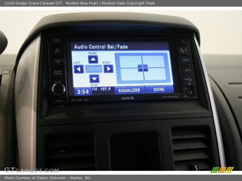 Modern Blue Pearl / Medium Slate Gray/Light Shale 2008 Dodge Grand Caravan SXT