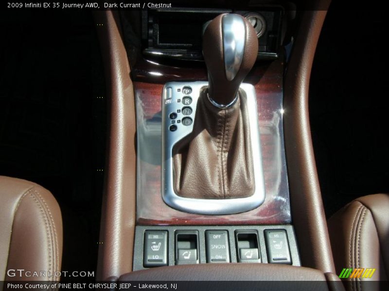 Dark Currant / Chestnut 2009 Infiniti EX 35 Journey AWD