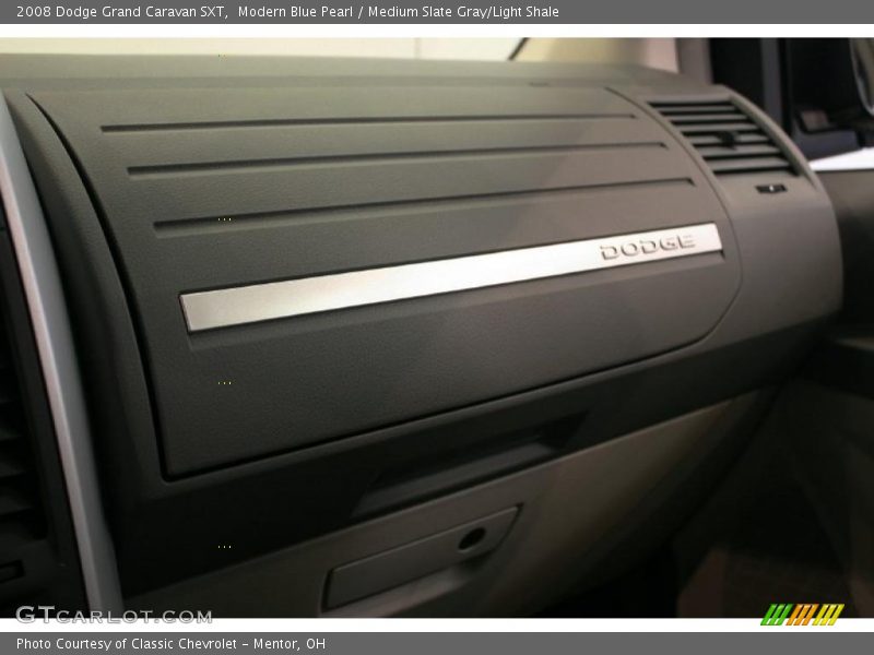 Modern Blue Pearl / Medium Slate Gray/Light Shale 2008 Dodge Grand Caravan SXT