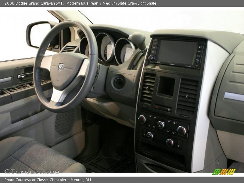 Modern Blue Pearl / Medium Slate Gray/Light Shale 2008 Dodge Grand Caravan SXT