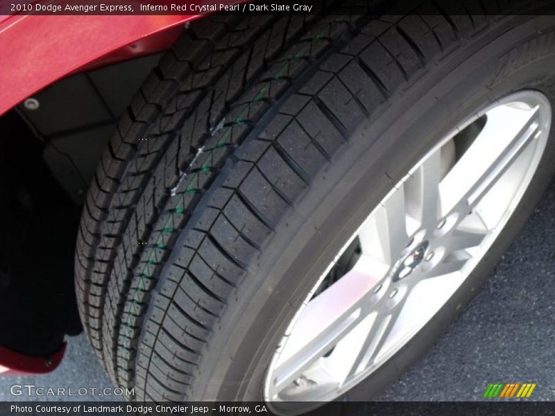 Inferno Red Crystal Pearl / Dark Slate Gray 2010 Dodge Avenger Express