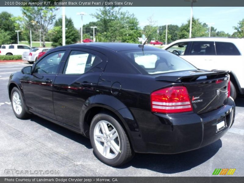 Brilliant Black Crystal Pearl / Dark Slate Gray 2010 Dodge Avenger R/T