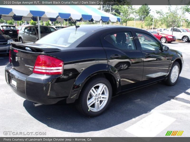 Brilliant Black Crystal Pearl / Dark Slate Gray 2010 Dodge Avenger R/T