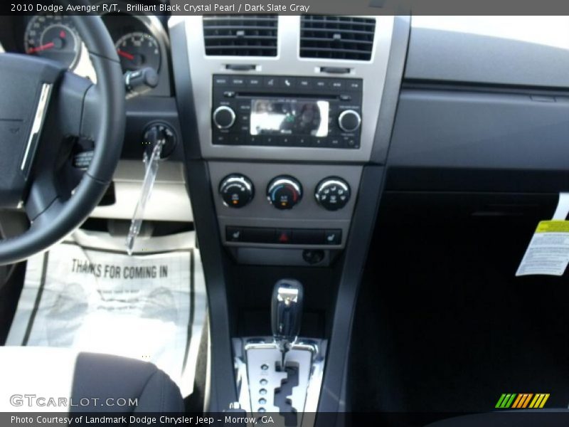 Brilliant Black Crystal Pearl / Dark Slate Gray 2010 Dodge Avenger R/T