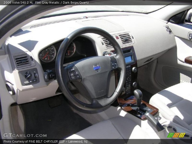 Flint Gray Metallic / Dark Beige/Quartz 2006 Volvo S40 2.4i