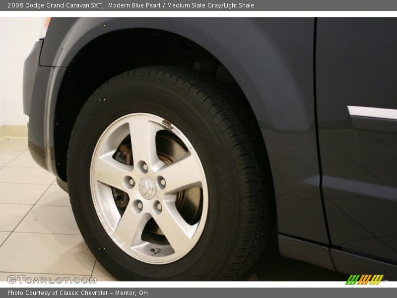 Modern Blue Pearl / Medium Slate Gray/Light Shale 2008 Dodge Grand Caravan SXT
