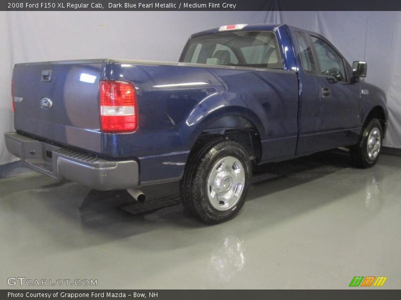 Dark Blue Pearl Metallic / Medium Flint Grey 2008 Ford F150 XL Regular Cab