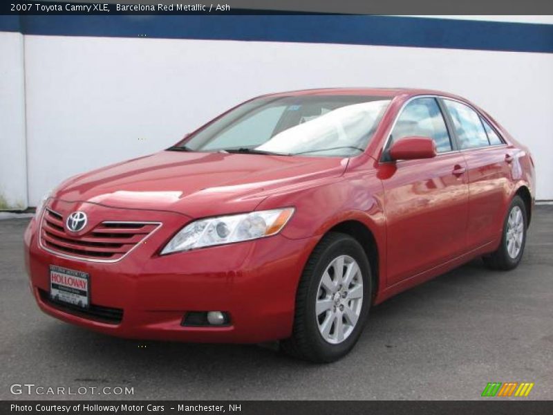 Barcelona Red Metallic / Ash 2007 Toyota Camry XLE