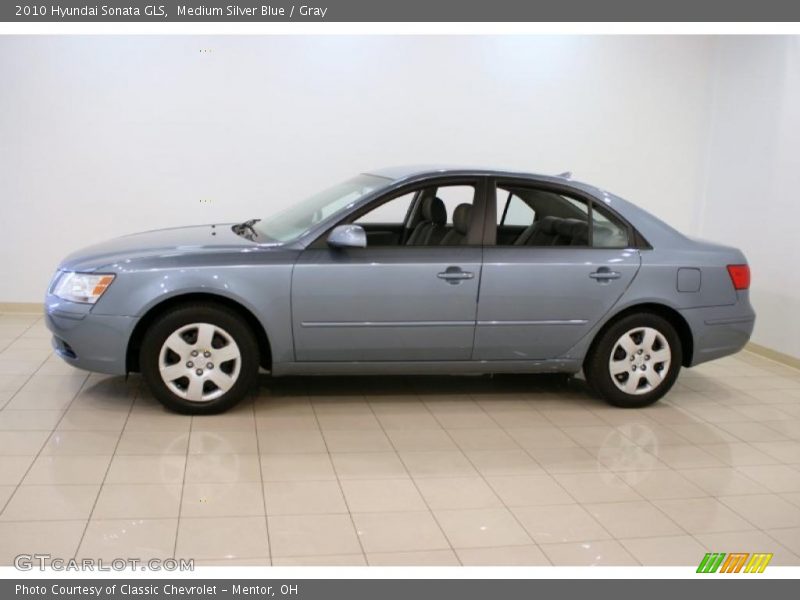 Medium Silver Blue / Gray 2010 Hyundai Sonata GLS