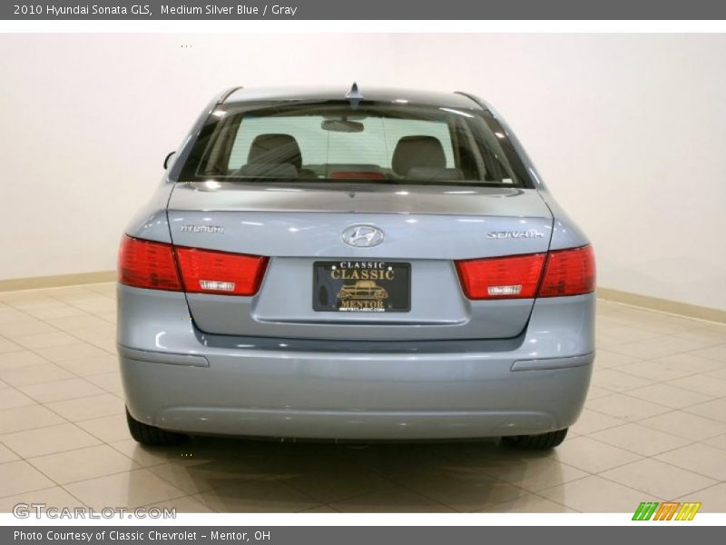 Medium Silver Blue / Gray 2010 Hyundai Sonata GLS
