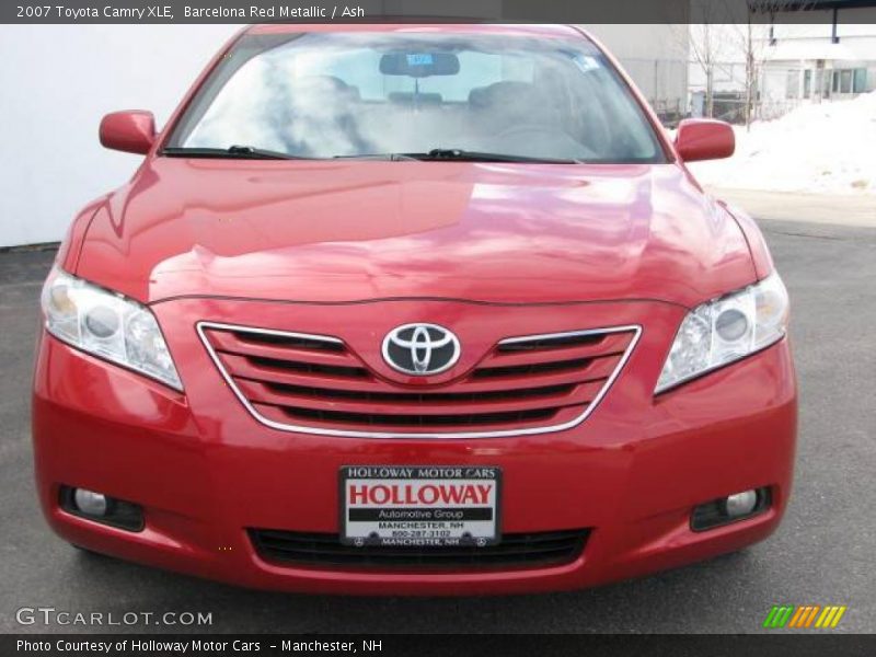 Barcelona Red Metallic / Ash 2007 Toyota Camry XLE