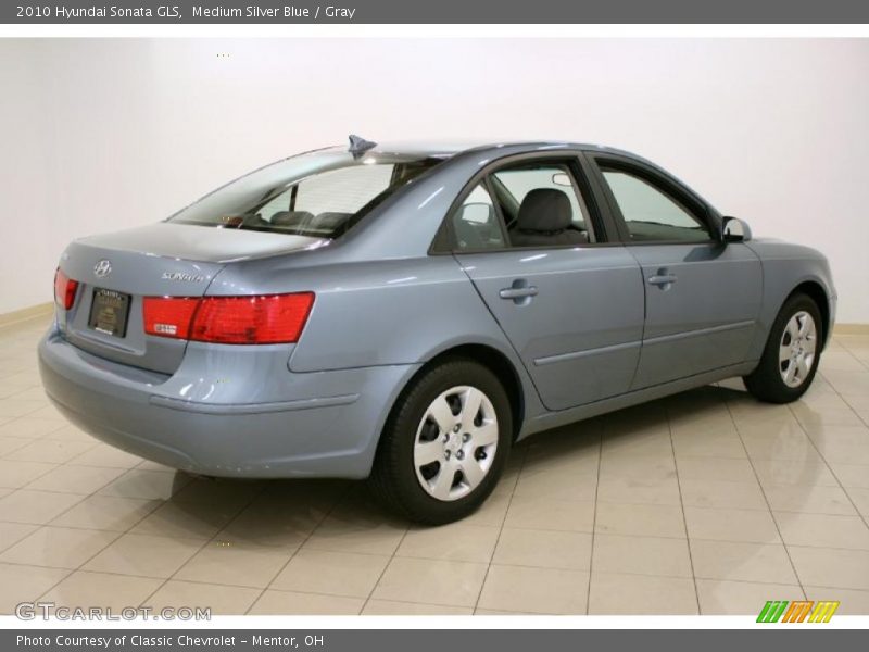 Medium Silver Blue / Gray 2010 Hyundai Sonata GLS
