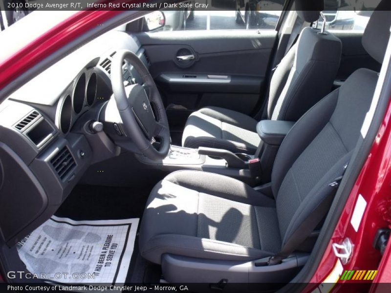 Inferno Red Crystal Pearl / Dark Slate Gray 2010 Dodge Avenger R/T