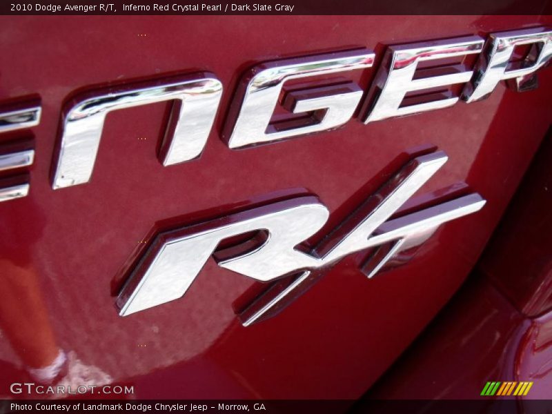 Inferno Red Crystal Pearl / Dark Slate Gray 2010 Dodge Avenger R/T