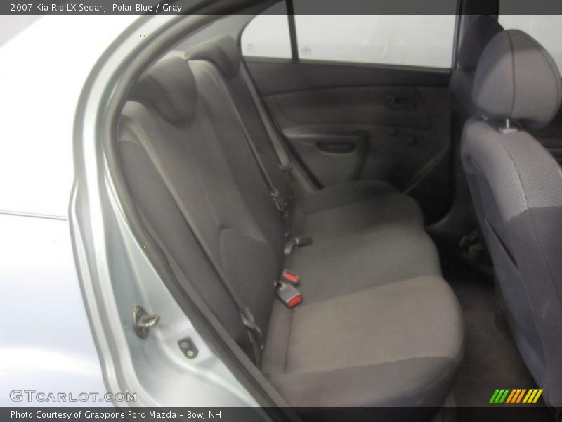Polar Blue / Gray 2007 Kia Rio LX Sedan