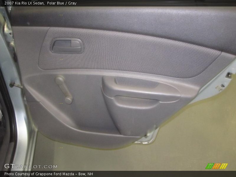 Polar Blue / Gray 2007 Kia Rio LX Sedan