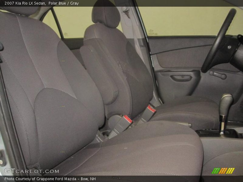 Polar Blue / Gray 2007 Kia Rio LX Sedan