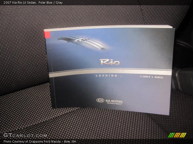 Polar Blue / Gray 2007 Kia Rio LX Sedan