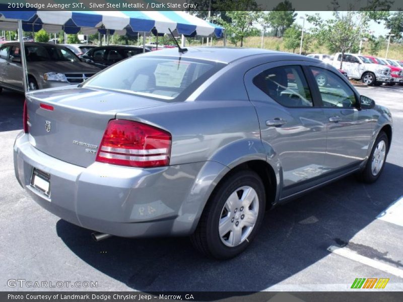 Silver Steel Metallic / Dark Slate Gray 2010 Dodge Avenger SXT