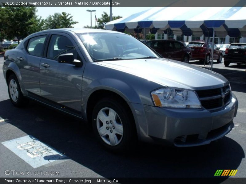 Silver Steel Metallic / Dark Slate Gray 2010 Dodge Avenger SXT