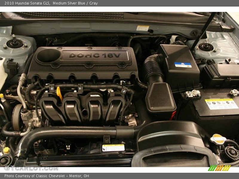 Medium Silver Blue / Gray 2010 Hyundai Sonata GLS