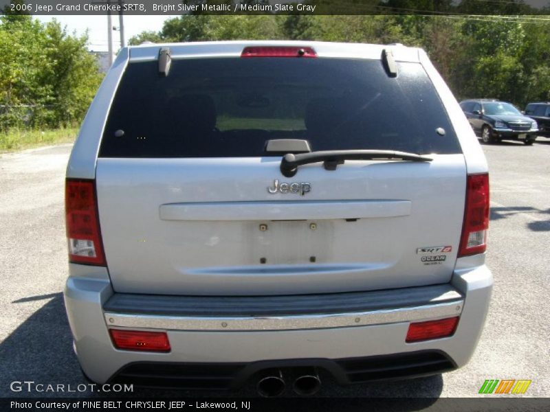 Bright Silver Metallic / Medium Slate Gray 2006 Jeep Grand Cherokee SRT8