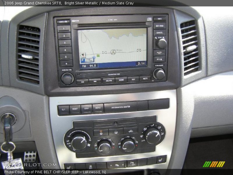 Bright Silver Metallic / Medium Slate Gray 2006 Jeep Grand Cherokee SRT8