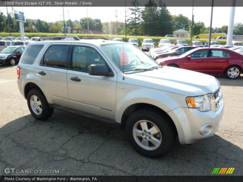 Silver Metallic / Stone 2008 Ford Escape XLT V6