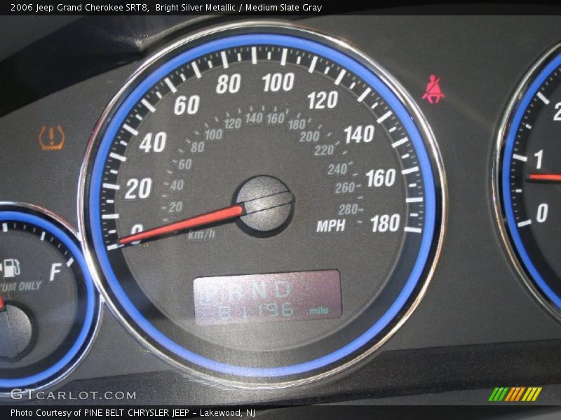 Bright Silver Metallic / Medium Slate Gray 2006 Jeep Grand Cherokee SRT8