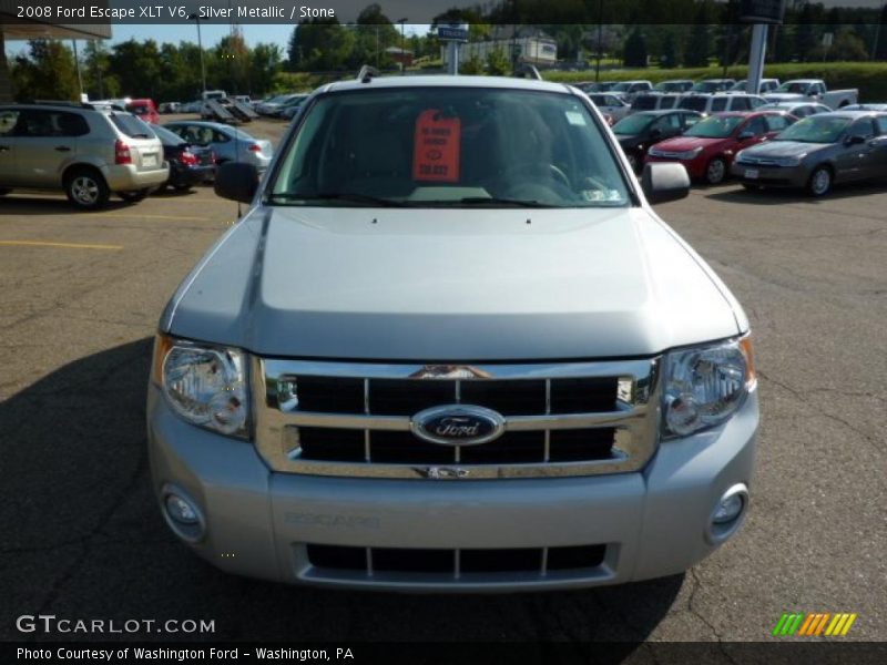 Silver Metallic / Stone 2008 Ford Escape XLT V6