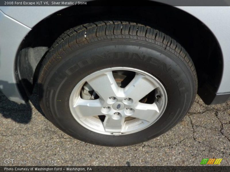 Silver Metallic / Stone 2008 Ford Escape XLT V6