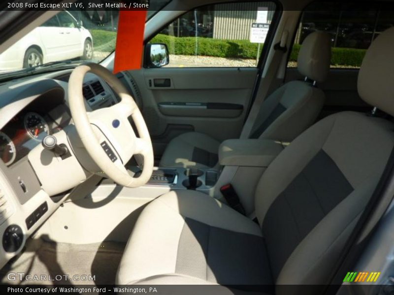 Silver Metallic / Stone 2008 Ford Escape XLT V6