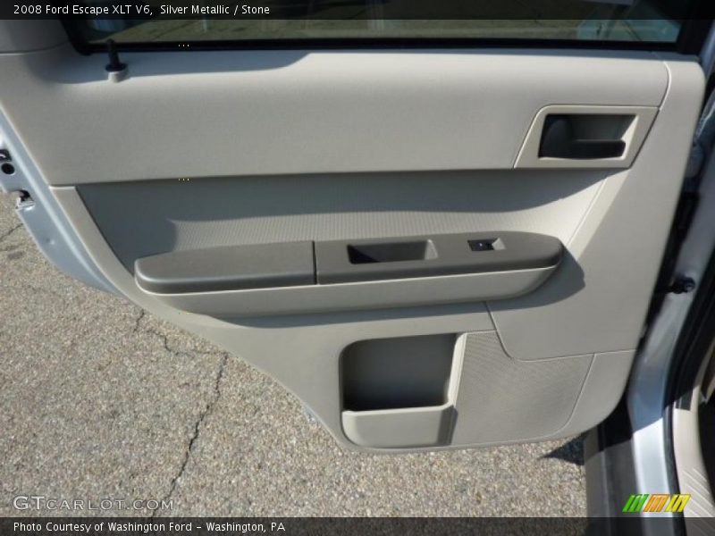 Silver Metallic / Stone 2008 Ford Escape XLT V6