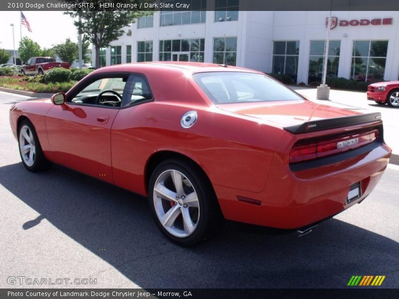 HEMI Orange / Dark Slate Gray 2010 Dodge Challenger SRT8