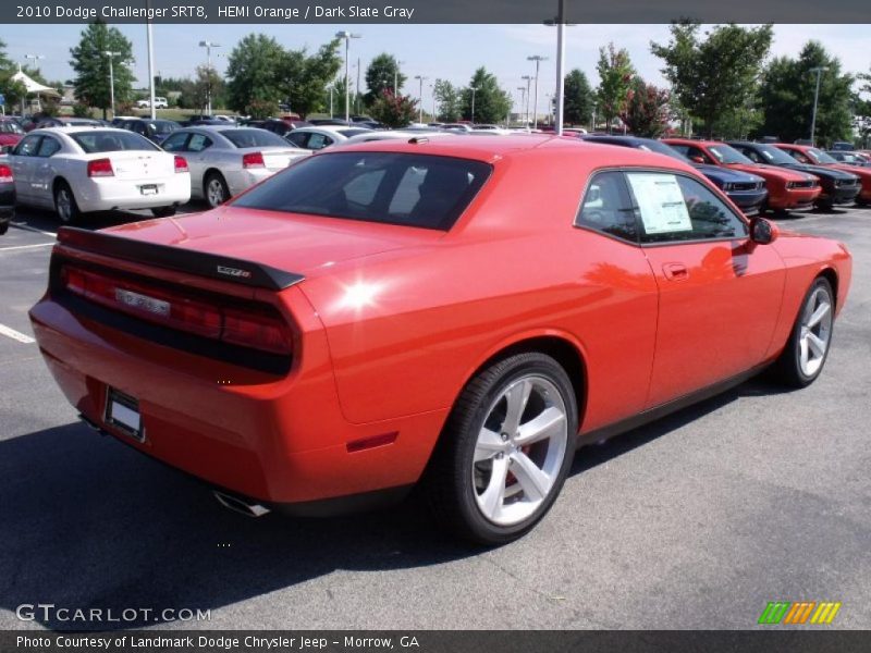HEMI Orange / Dark Slate Gray 2010 Dodge Challenger SRT8