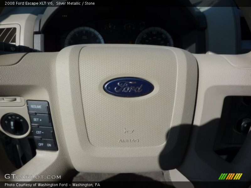 Silver Metallic / Stone 2008 Ford Escape XLT V6