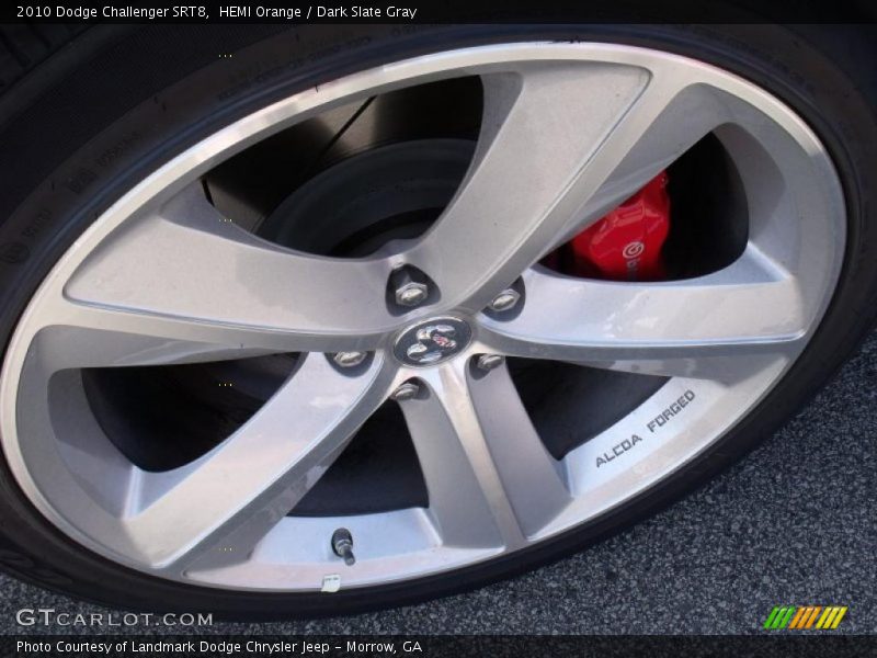 HEMI Orange / Dark Slate Gray 2010 Dodge Challenger SRT8