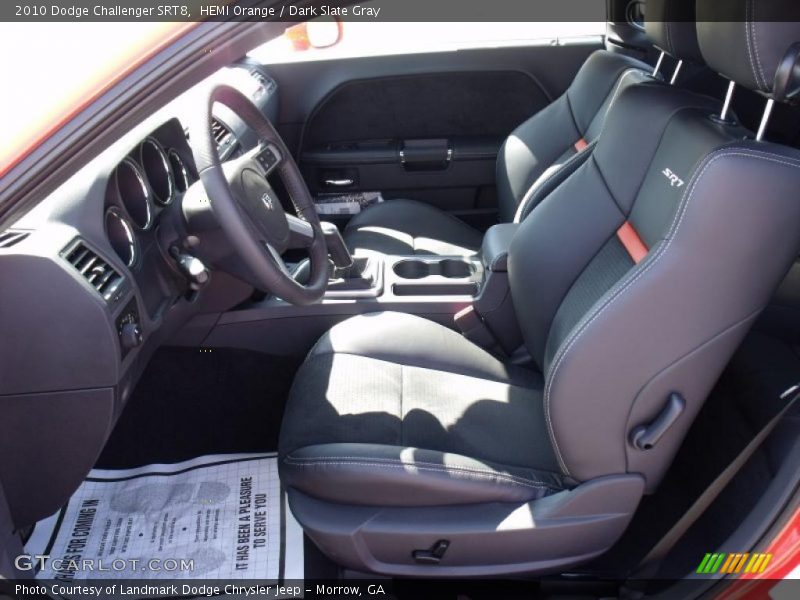 HEMI Orange / Dark Slate Gray 2010 Dodge Challenger SRT8