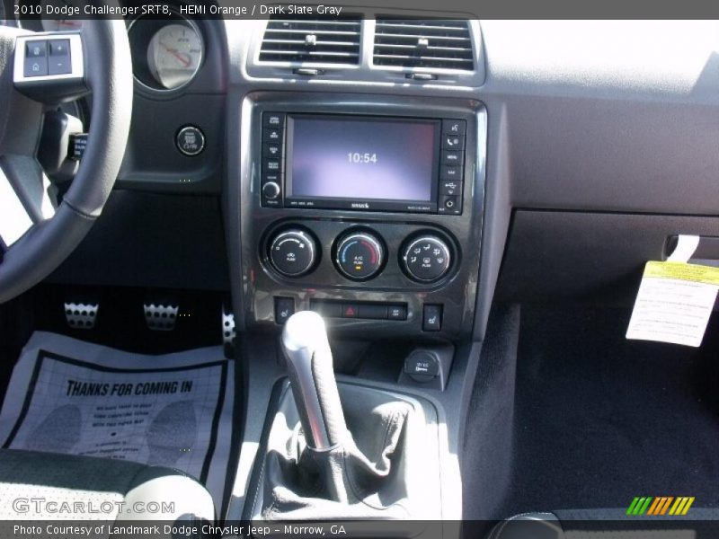 HEMI Orange / Dark Slate Gray 2010 Dodge Challenger SRT8