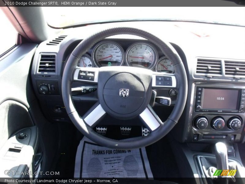 HEMI Orange / Dark Slate Gray 2010 Dodge Challenger SRT8