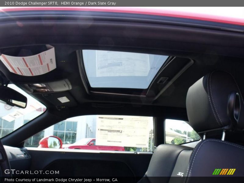HEMI Orange / Dark Slate Gray 2010 Dodge Challenger SRT8