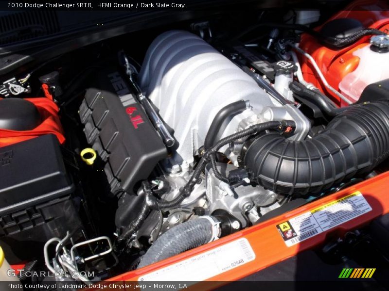 HEMI Orange / Dark Slate Gray 2010 Dodge Challenger SRT8