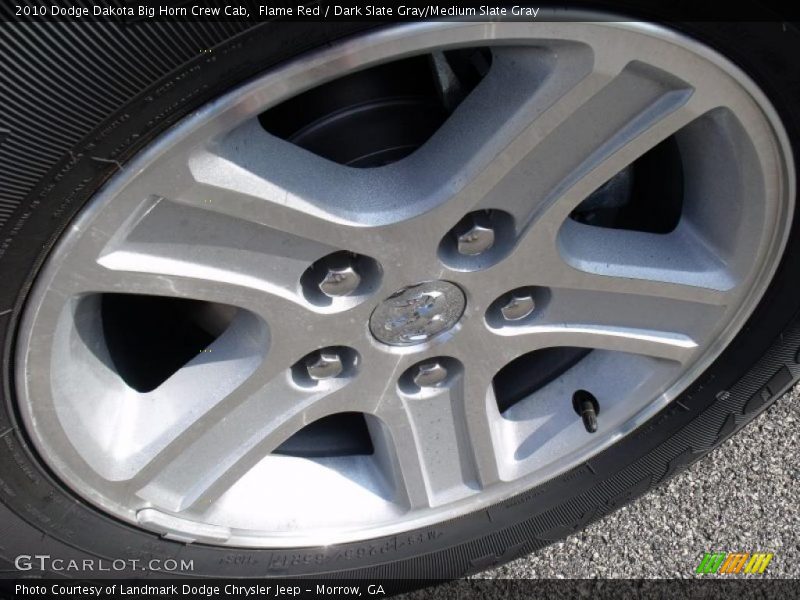 Flame Red / Dark Slate Gray/Medium Slate Gray 2010 Dodge Dakota Big Horn Crew Cab