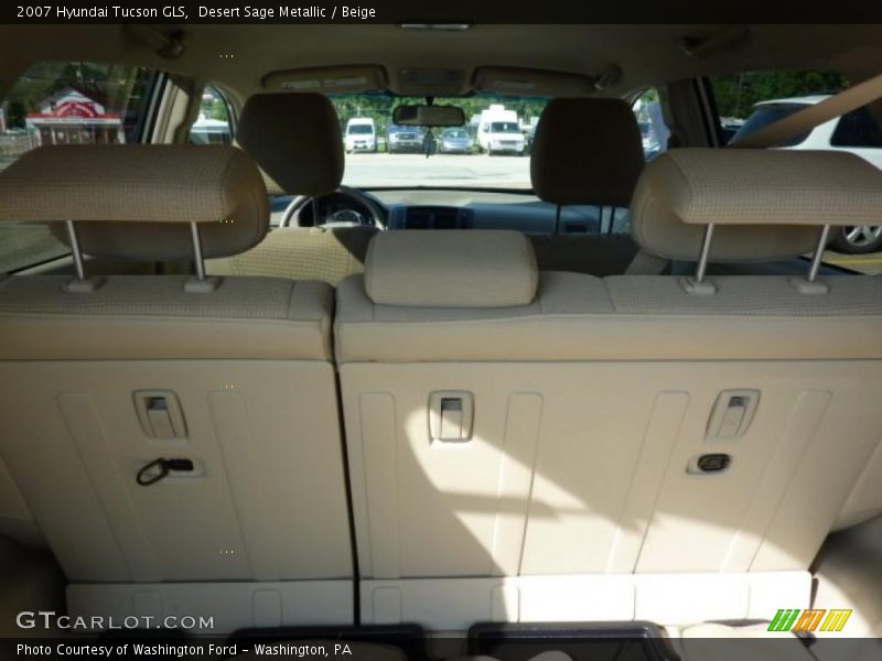 Desert Sage Metallic / Beige 2007 Hyundai Tucson GLS